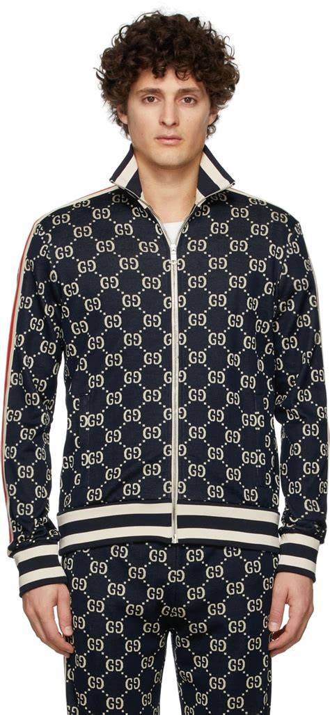 gg jacquard cotton jacket